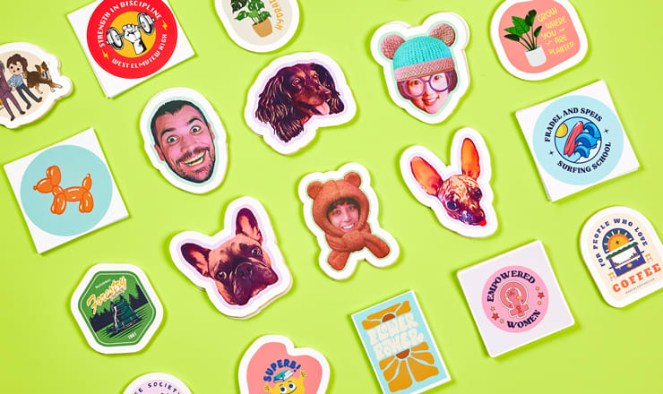 Avery WePrint Stickers Gallery