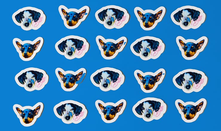 Avery WePrint Dog Sticker Gallery