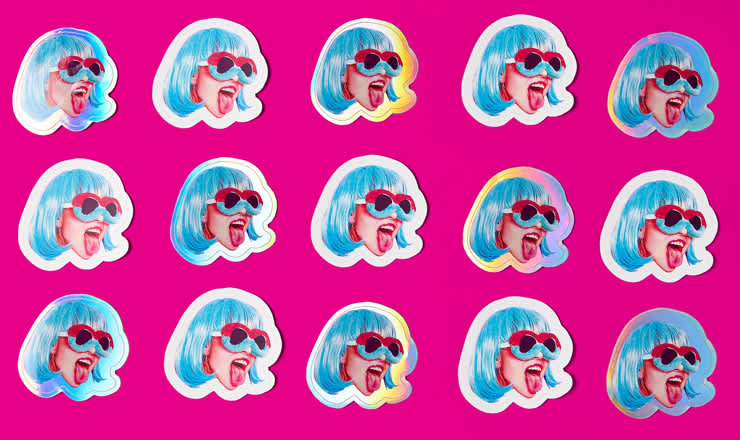 Avery WePrint Face Sticker Gallery