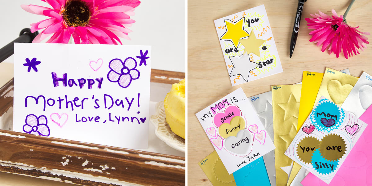 Fun Express Mother's Day Greeting Card Making Kit for Kids - Create 12  Unique Mother's Day Greeting Cards Together - Celebrate Mom with Love,  Gifts