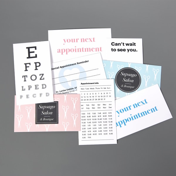 Friendly Reminder Business Appointment Postcards for Clients