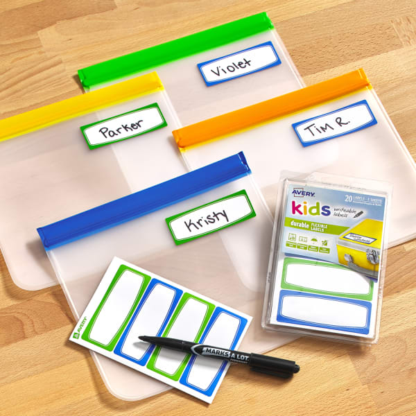 Custom Labels for Kids  Durable & Easy To Apply