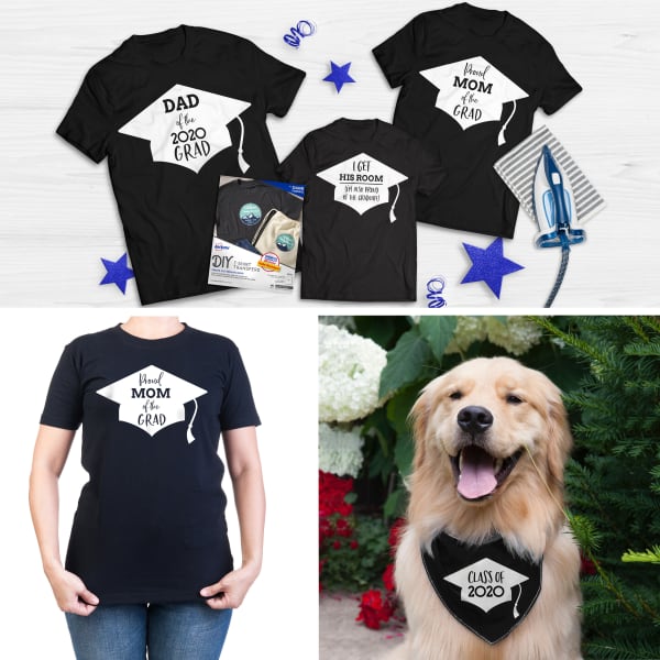 dad mom of the grad graduation tshirts dog bandana