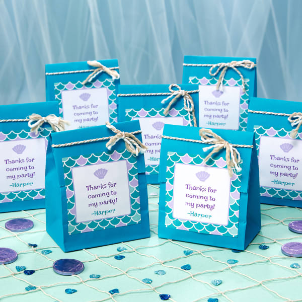 Fishing Party Favors Gift Tags Printable