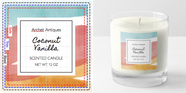 archet antiques coconut vanilla scented candle