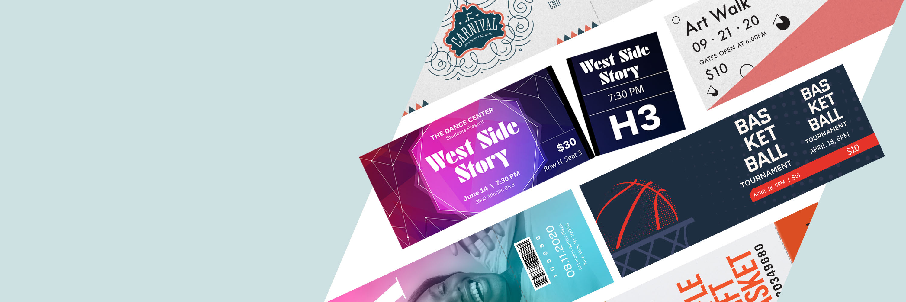 Custom WePrint Tickets-order online