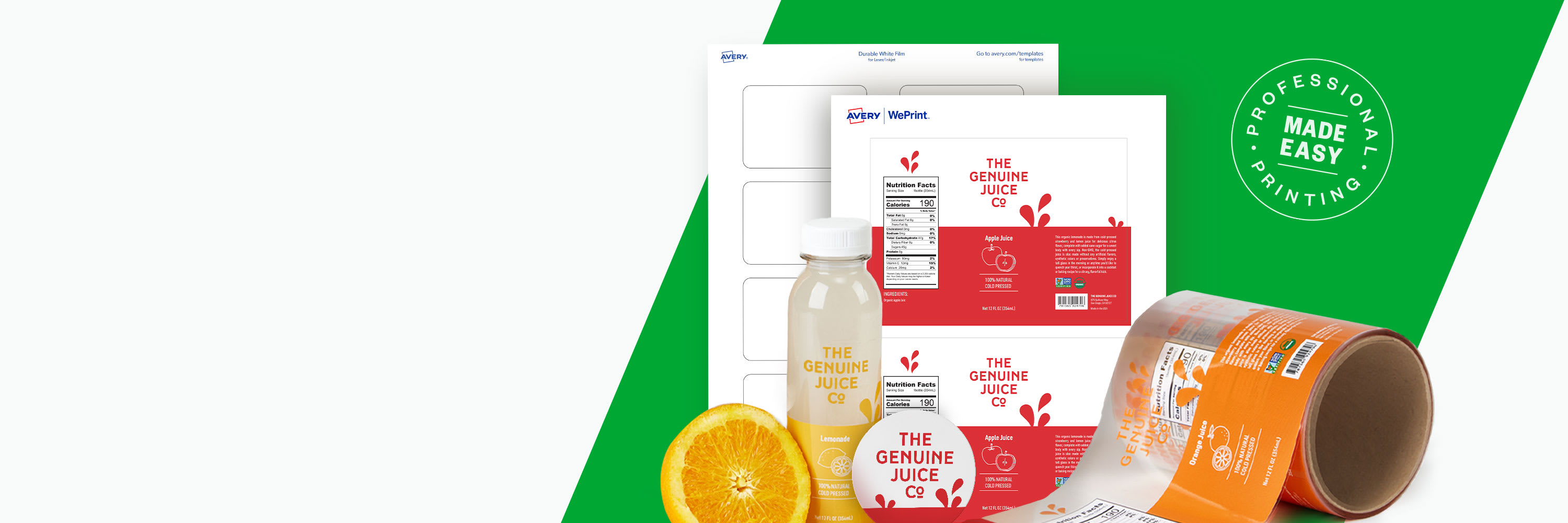 Custom Printed Food Labels on Products | Avery