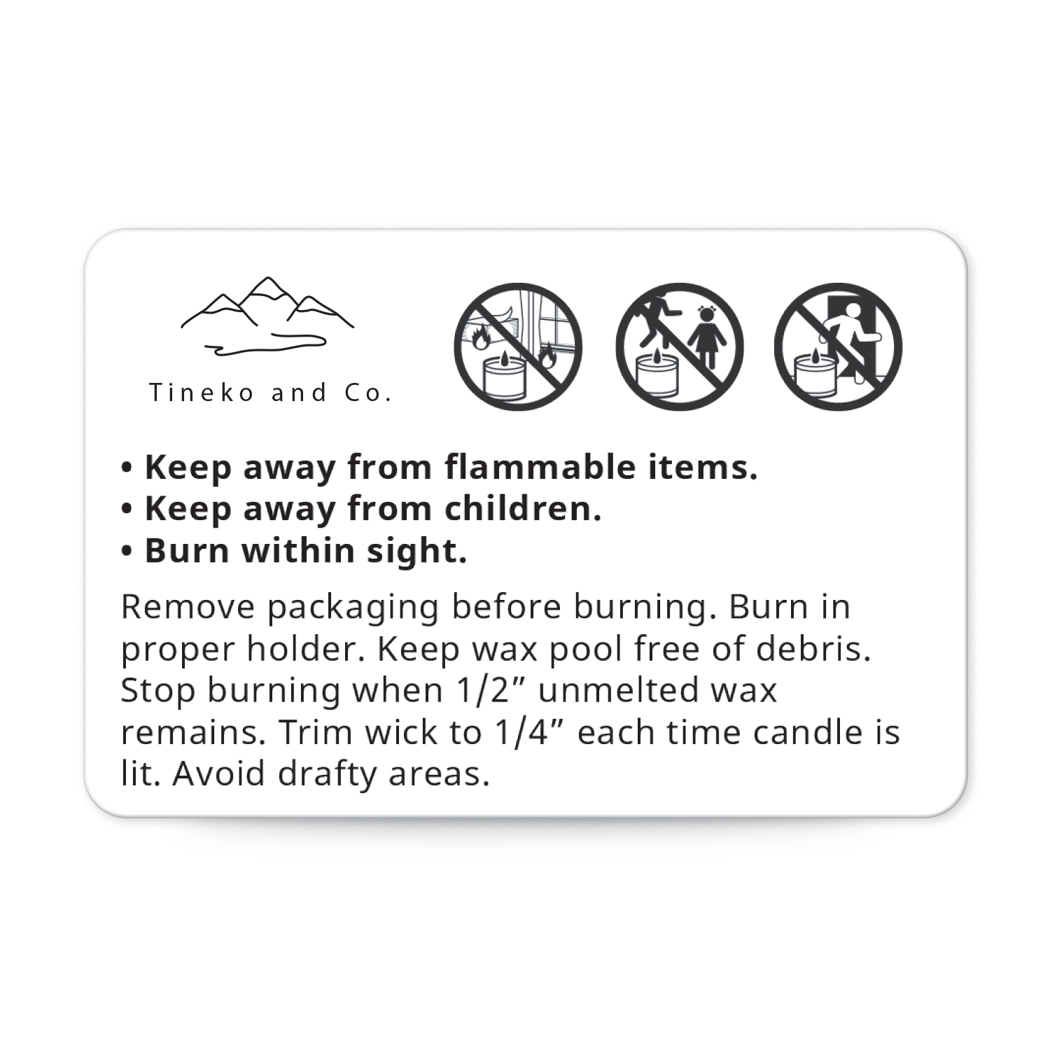 Warning Labels, Blank or Custom Printed Labels