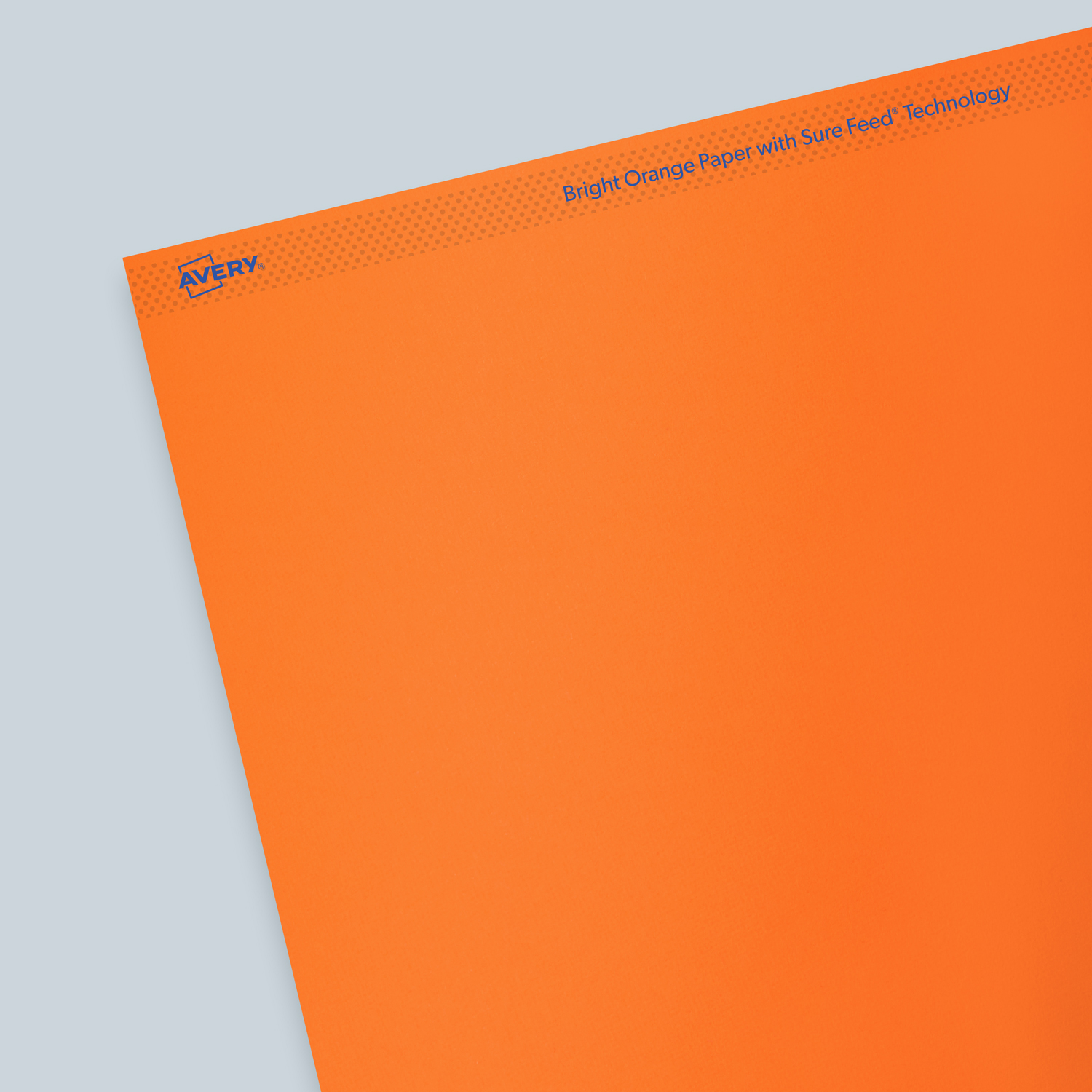 ASTROBRIGHTS® Cosmic OrangeTM Paper - Blank Sheet Labels