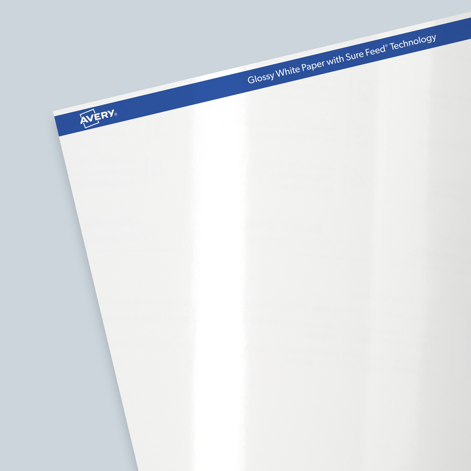 Glossy White Paper - Blank Sheet Labels