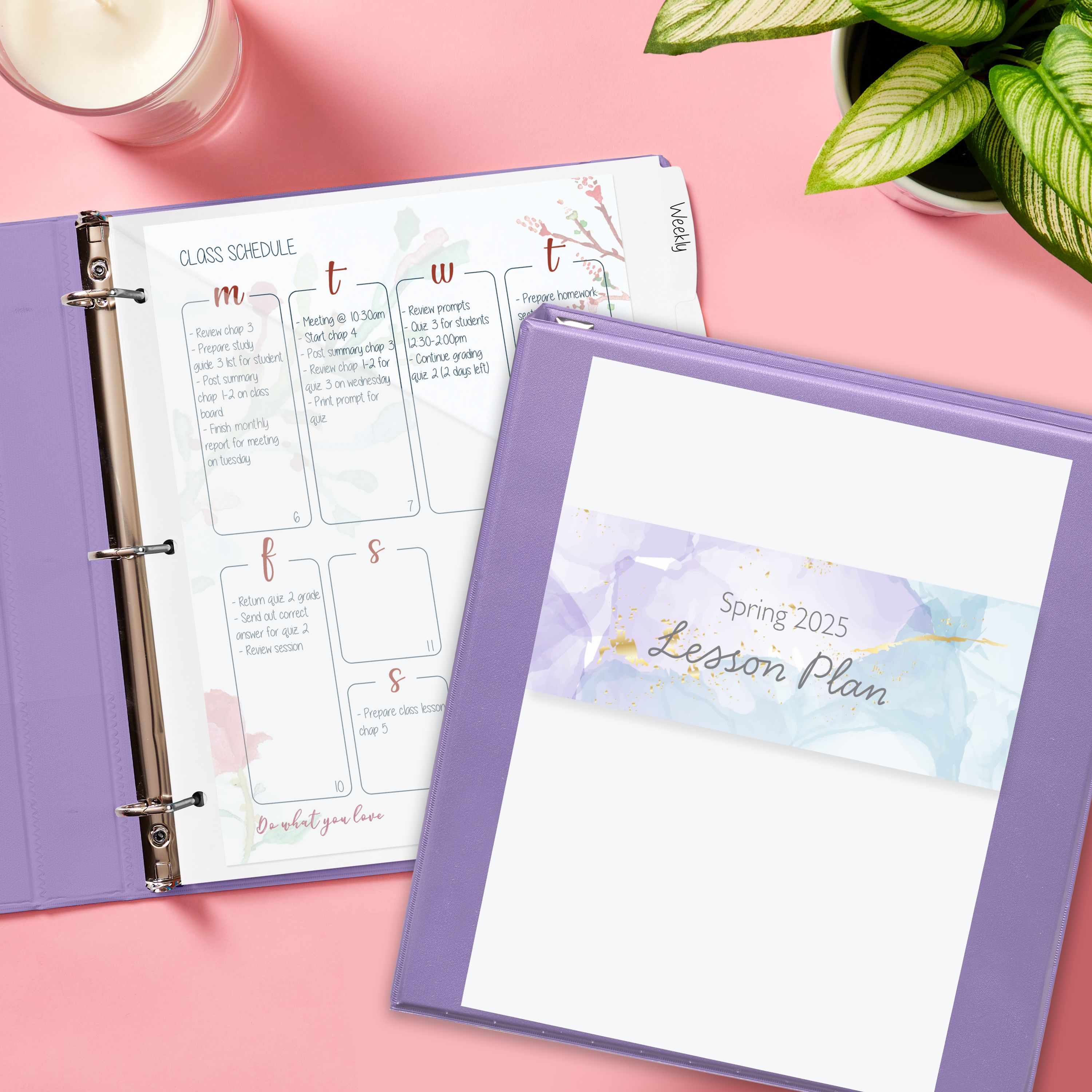 thumbnail image 2 of Avery View 3 Ring Binder, 1.5 Inch Rings, Lavender (17084 2 of 11