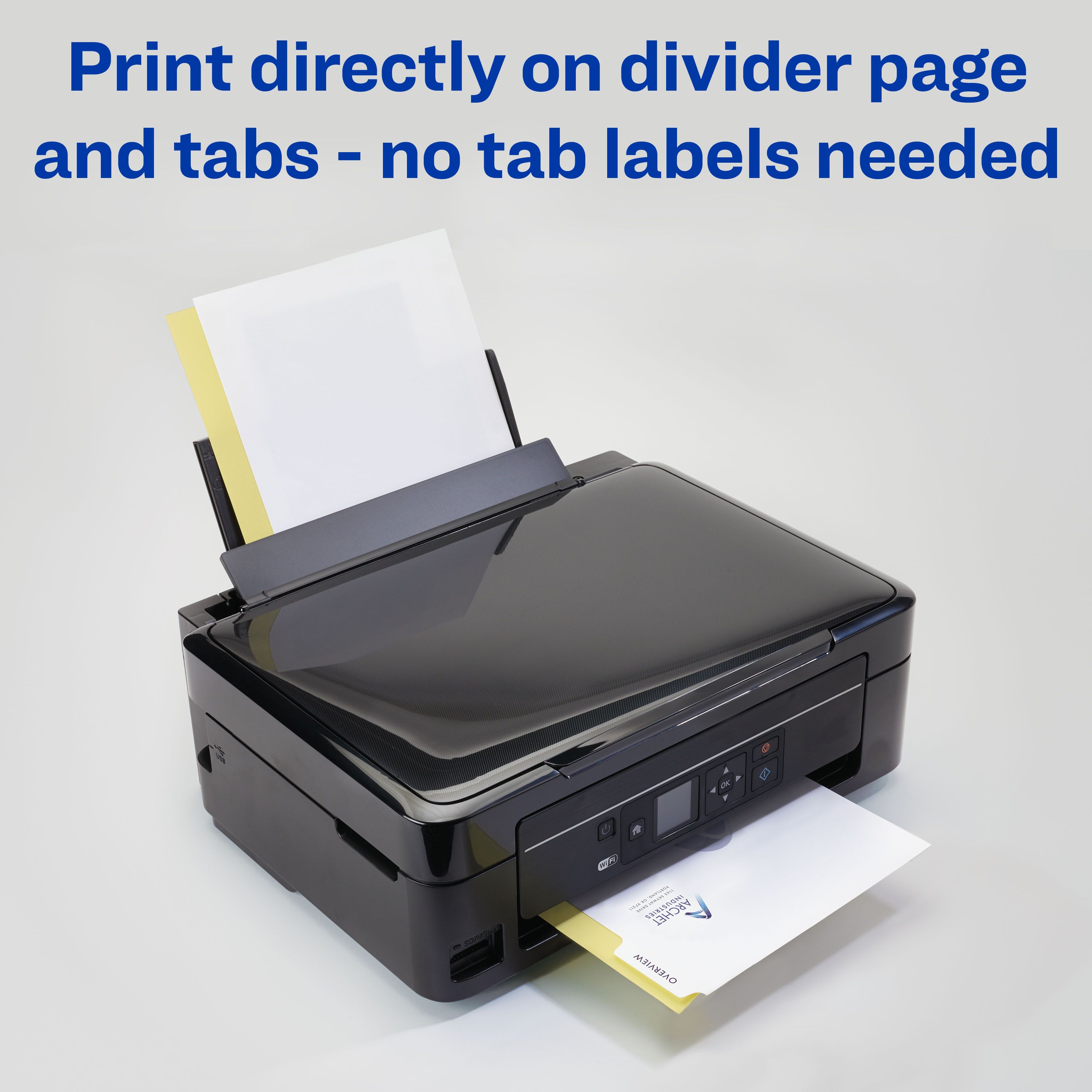 Avery print on dividers 25 sets 11517 avery avery