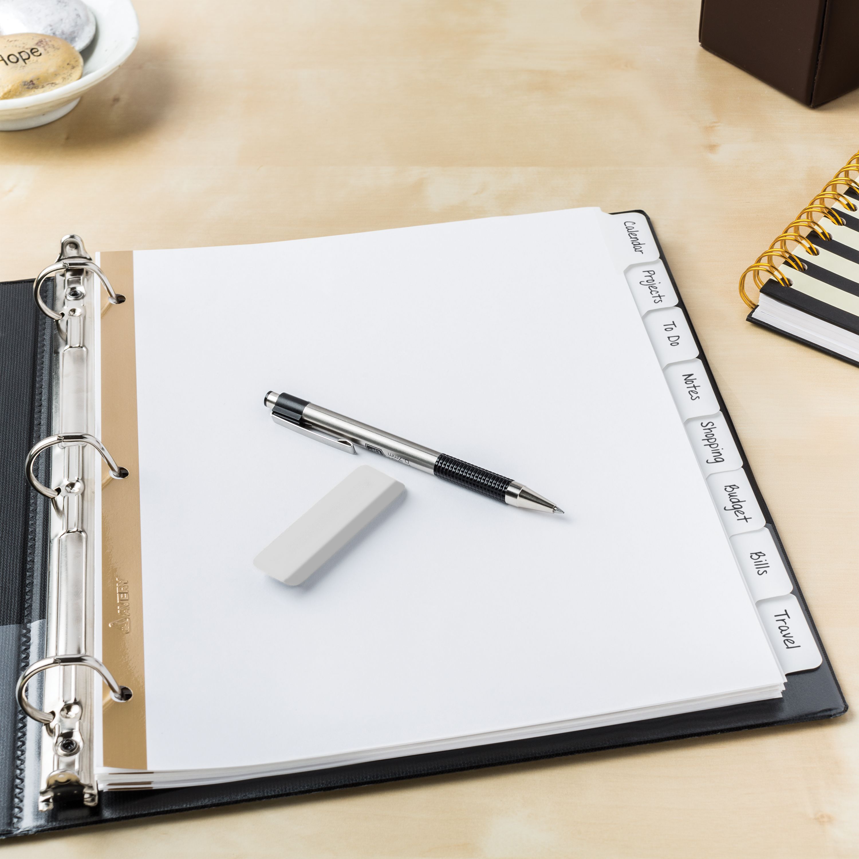 bookworm.ページ Avery Big Tab™ Write & Erase Dividers, 8-Tab Set (23078