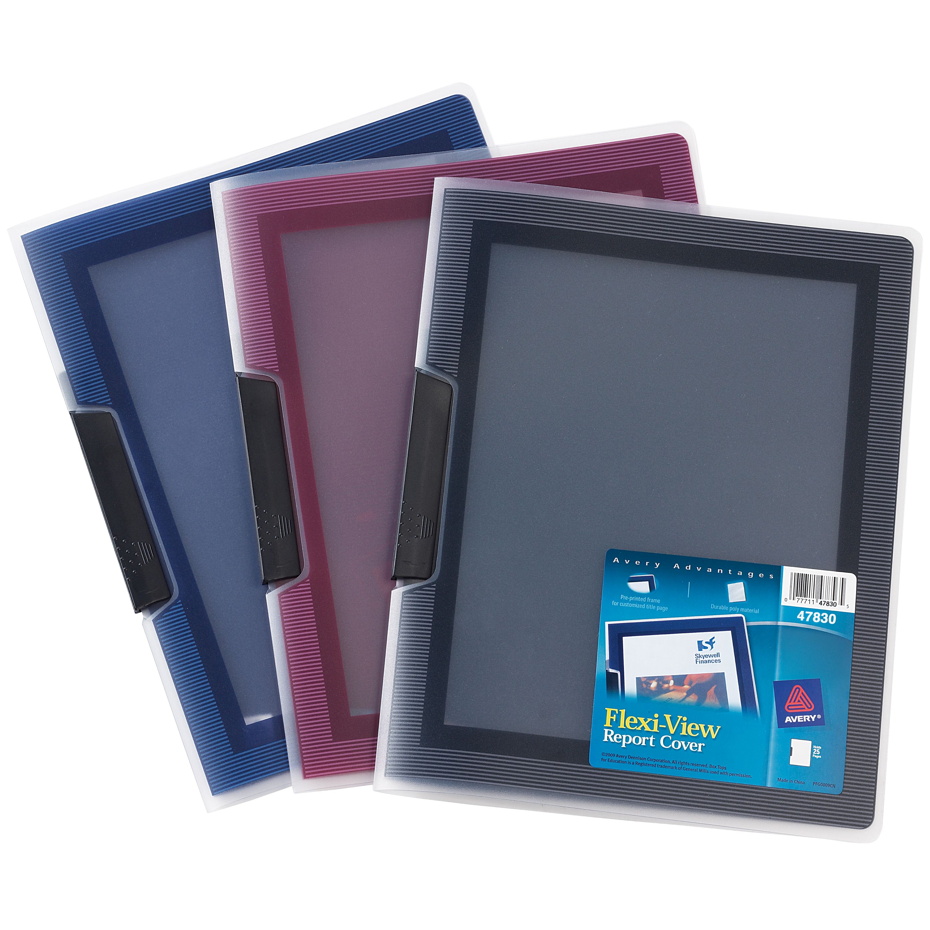Avery® Flexi-View® Report Cover with Swing Clip (47830) | Avery