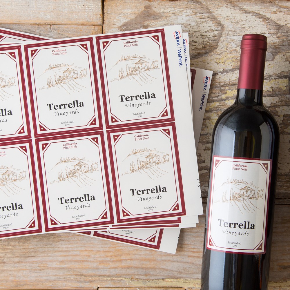 Wine Labels | Professionally Printed by AveryÂ®