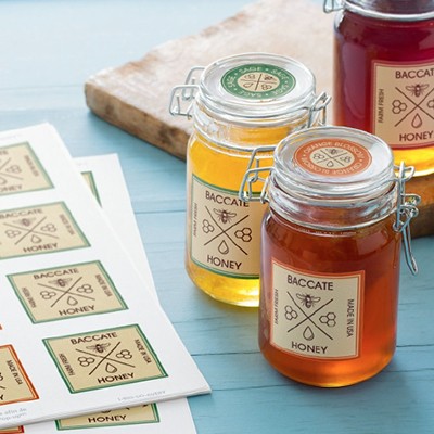 Custom Square Labels & Stickers - White - Printed By Avery�