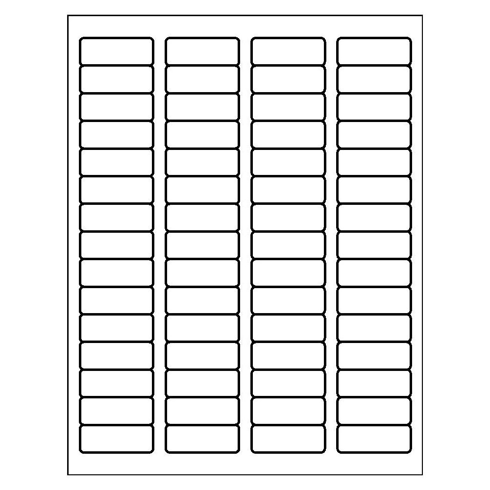 Template for Avery 15695 Return Address Labels 2/3