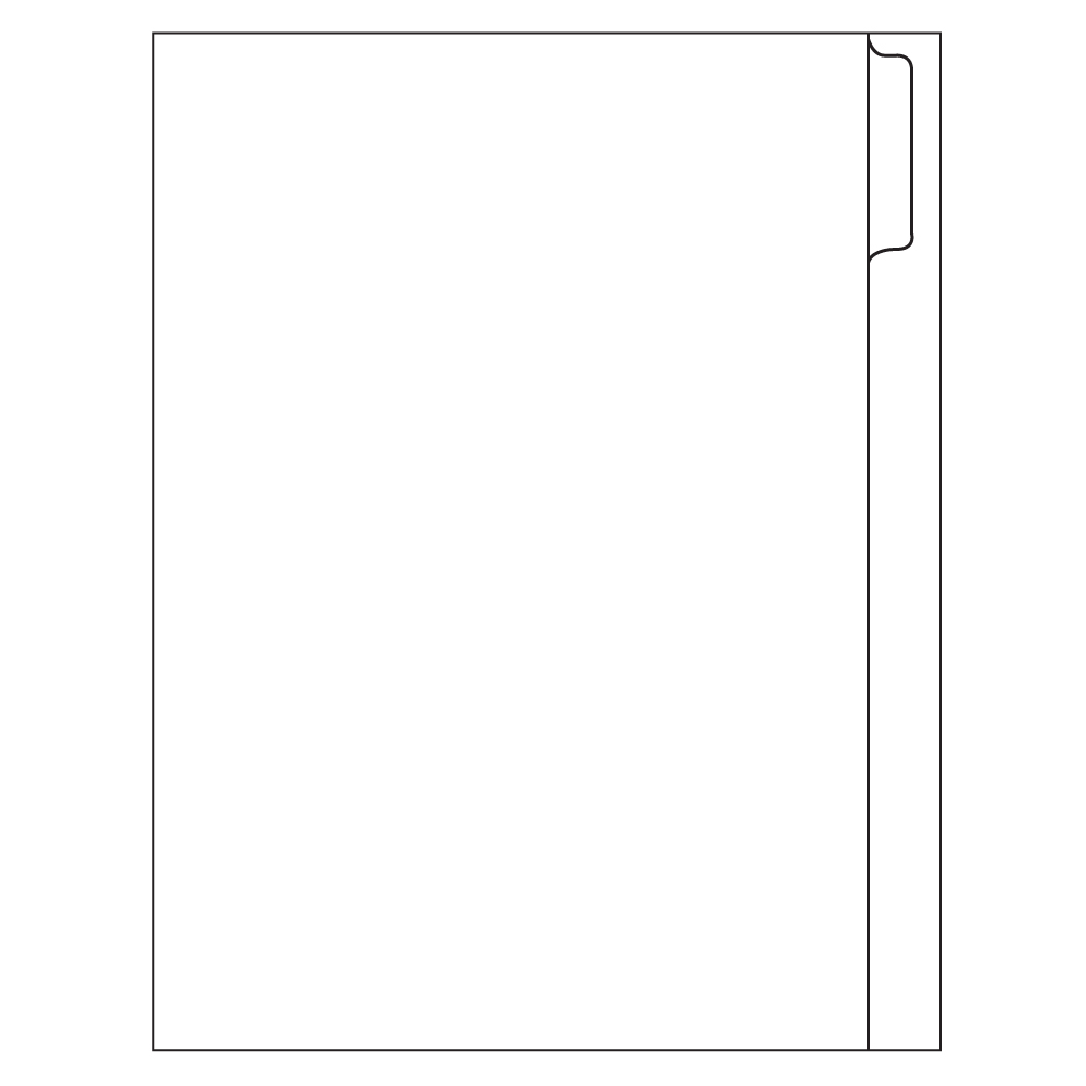 Template for 20406 print on tabs for high speed copiers and offset