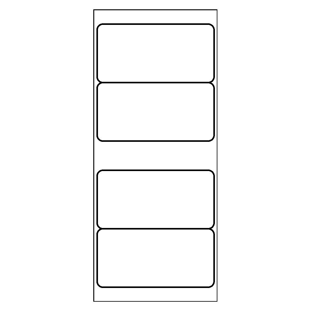 Template for Avery 2163 Mini-Sheet Shipping Labels 2