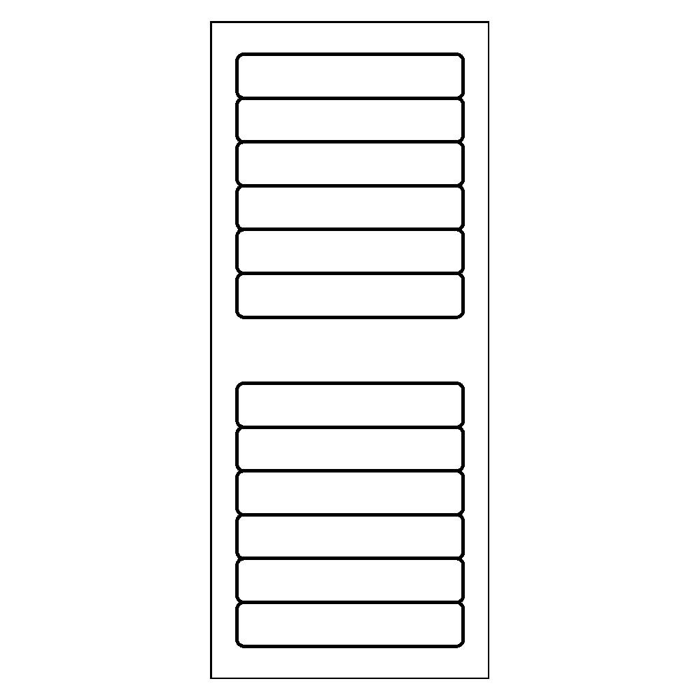 Template for Avery 2180 File Folder Labels 2/3" x 3-7/16" | Avery.com