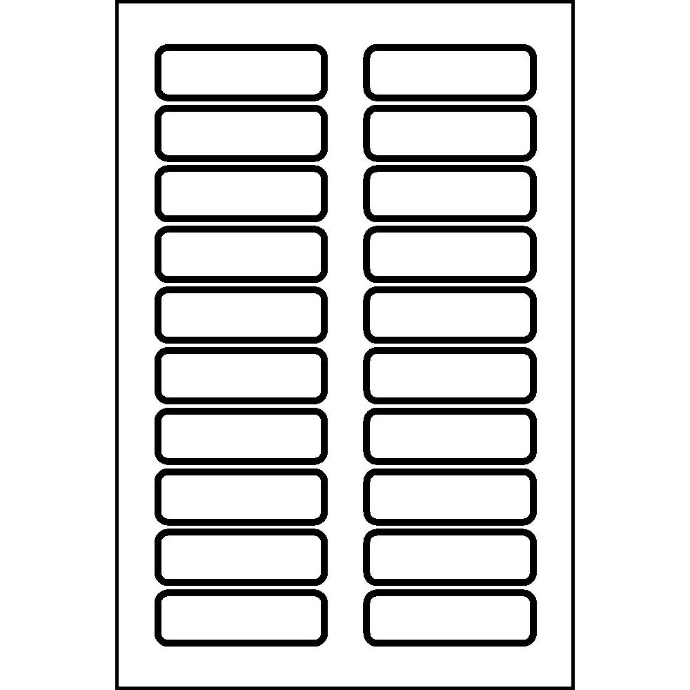 Template for Avery 24909 Tabbed Bookmark Plastic Dividers, 5-Tab ...