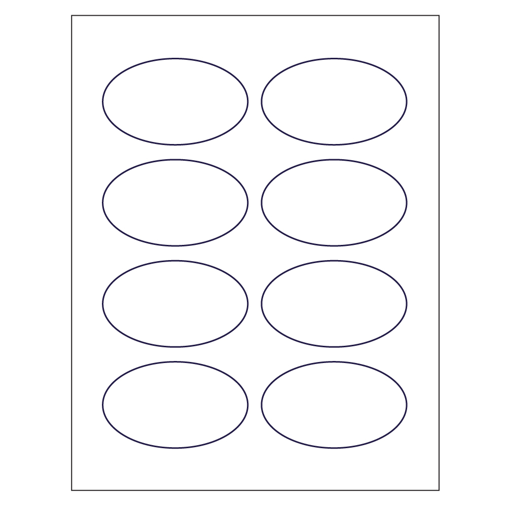 Template for avery 27951 print to the edge oval labels 2 x 3 1 3