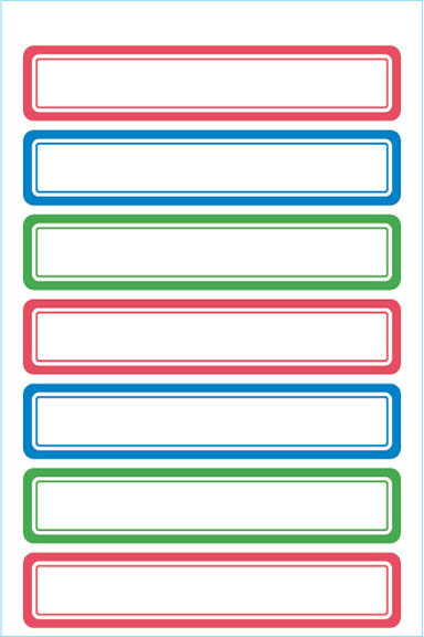 Template for Avery 41440 Rectangle Labels 5/8