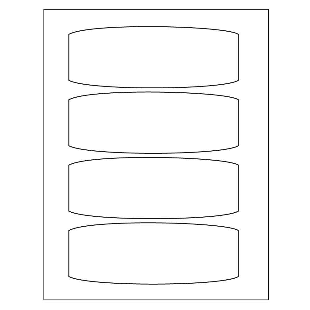 Template for Avery 41446 ID Labels 31/2" x 11/4"