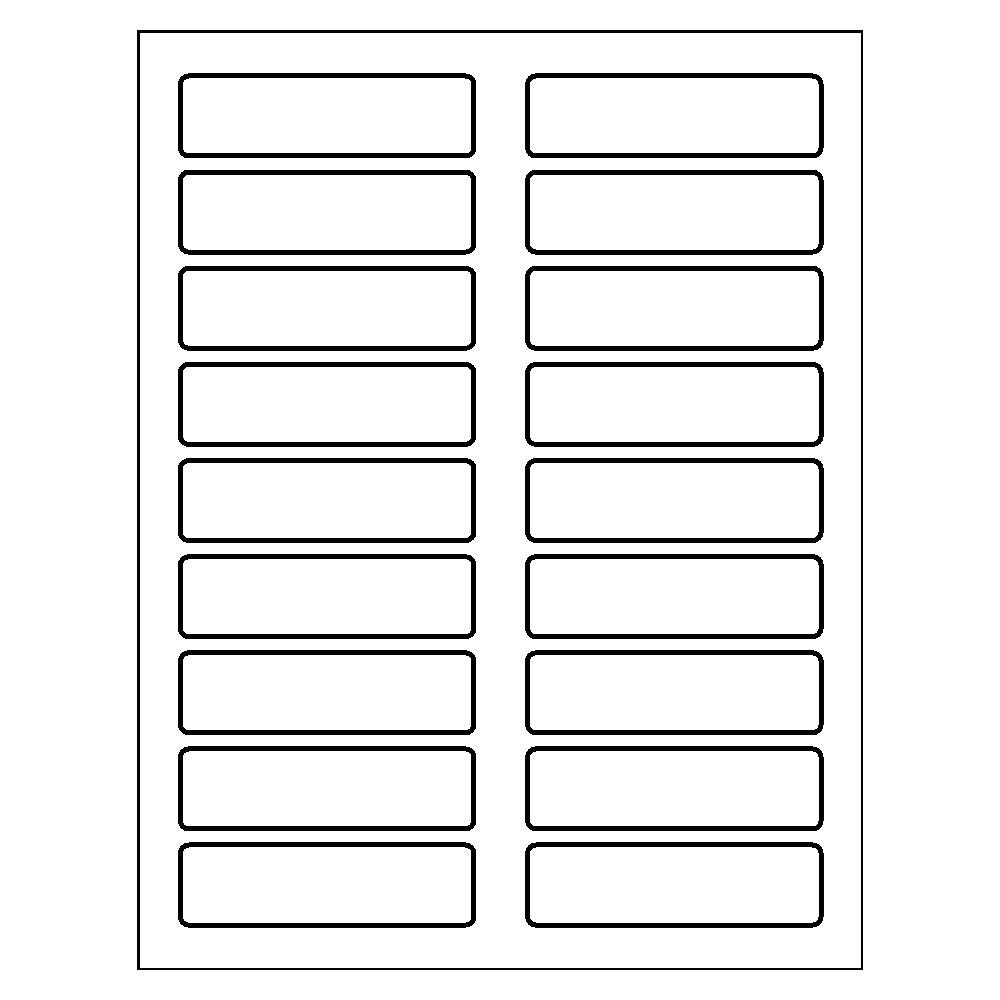 Template for Avery 5027 Extra Large File Folder Labels 15/16