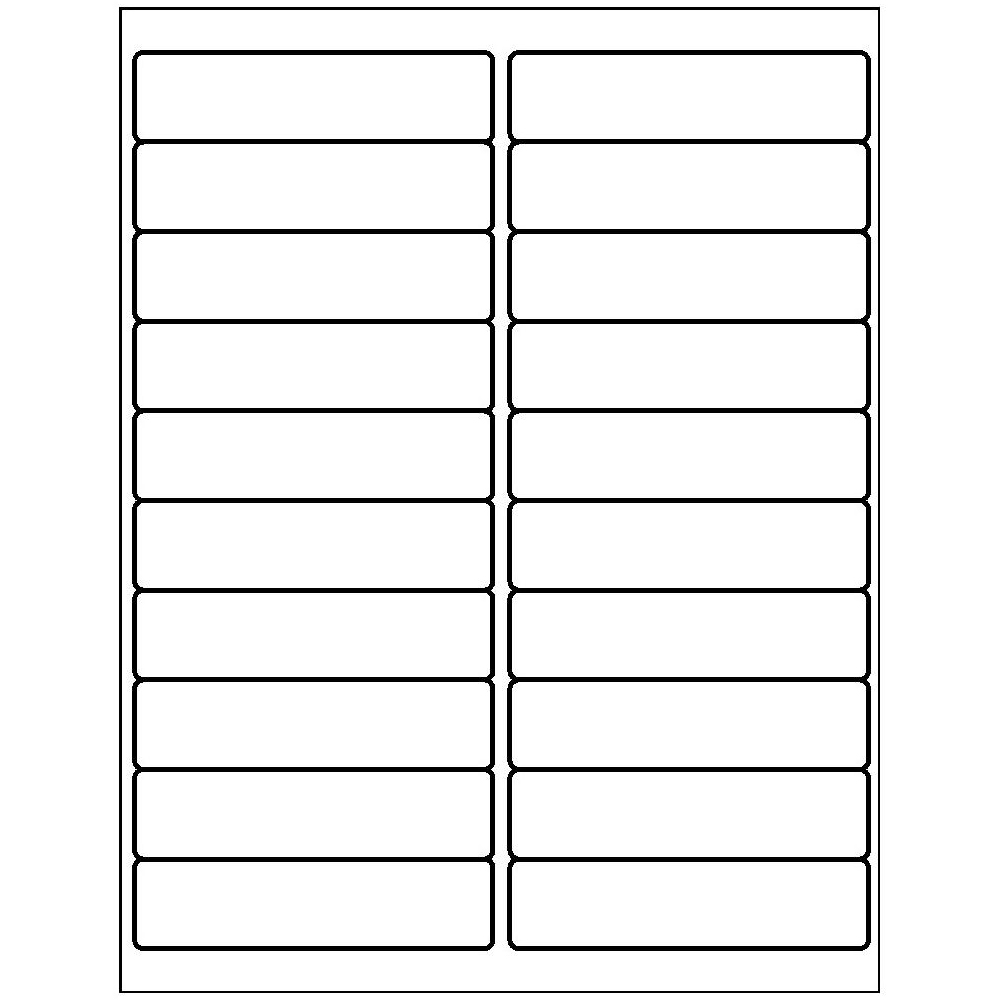 Template for Avery 5661 Address Labels 1