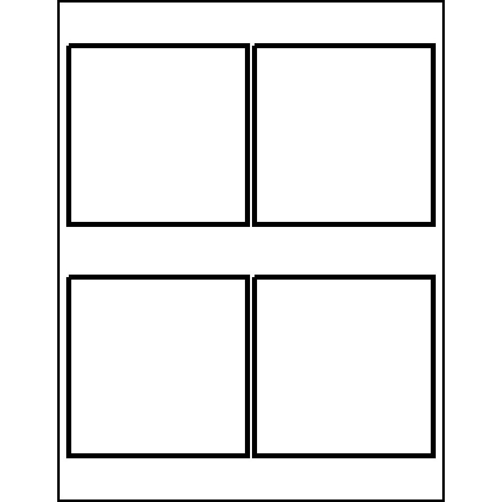 Template for Avery 60504 UltraDuty GHS Labels 4