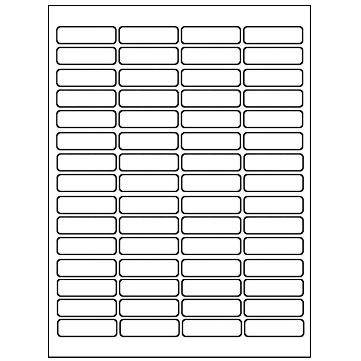 Template for Avery 60518 UltraDuty GHS Labels 1/2