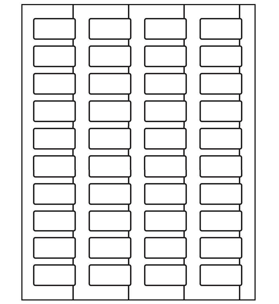 Template for avery presta 60529 permatrack destructible asset tag