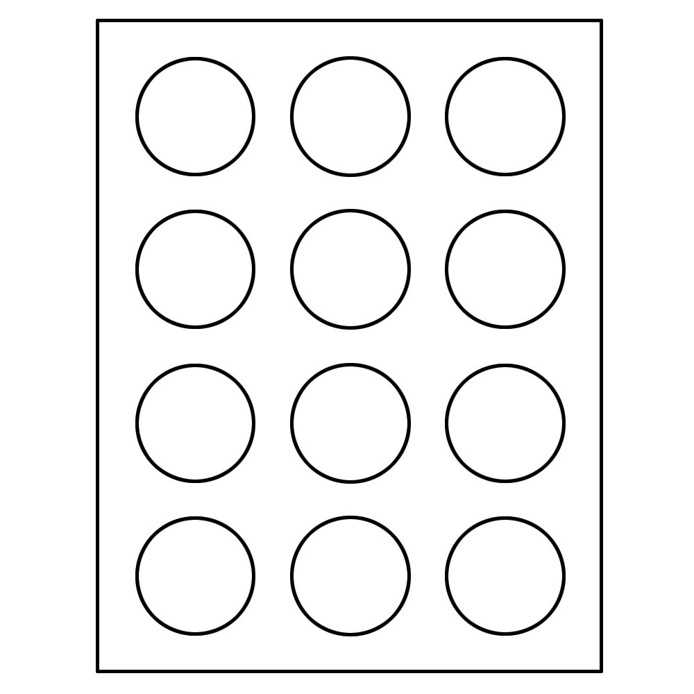 Template For Avery 64502 Print-to-the-edge Round Labels 2