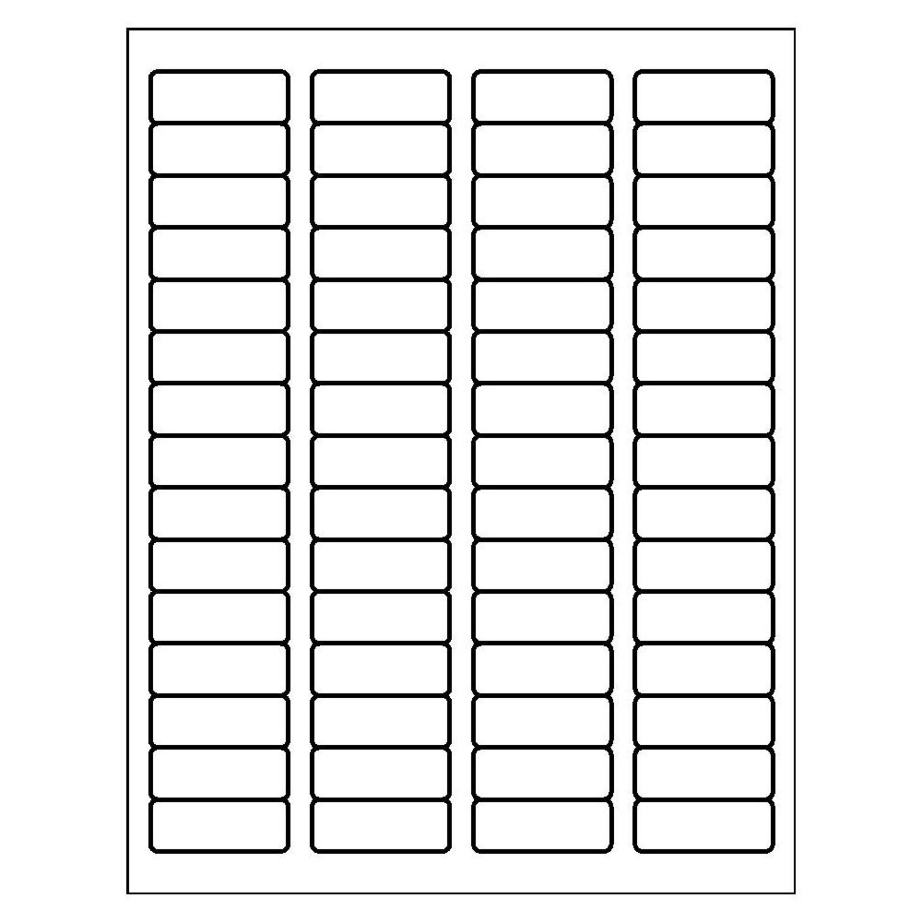 Template for Avery 6520 Glossy White Address Labels | Avery.com