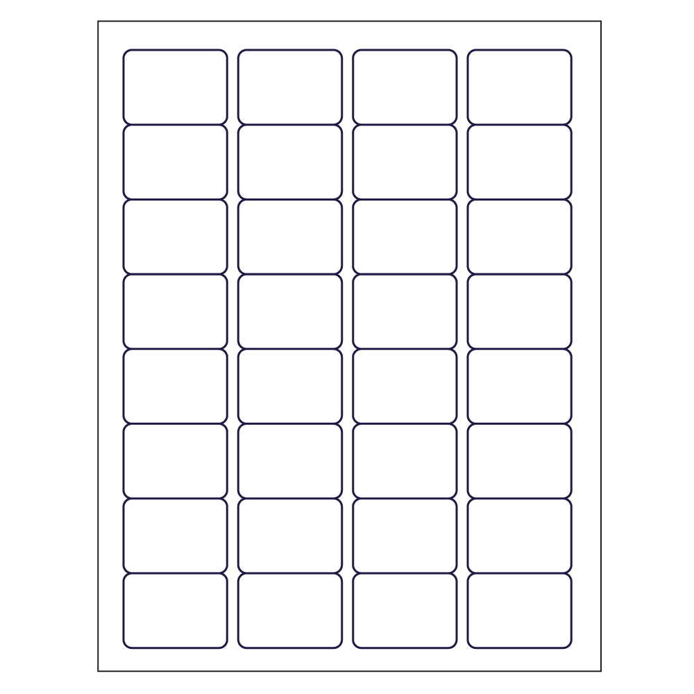 Template For Avery 6570 Id Labels 1 14 X 1 34