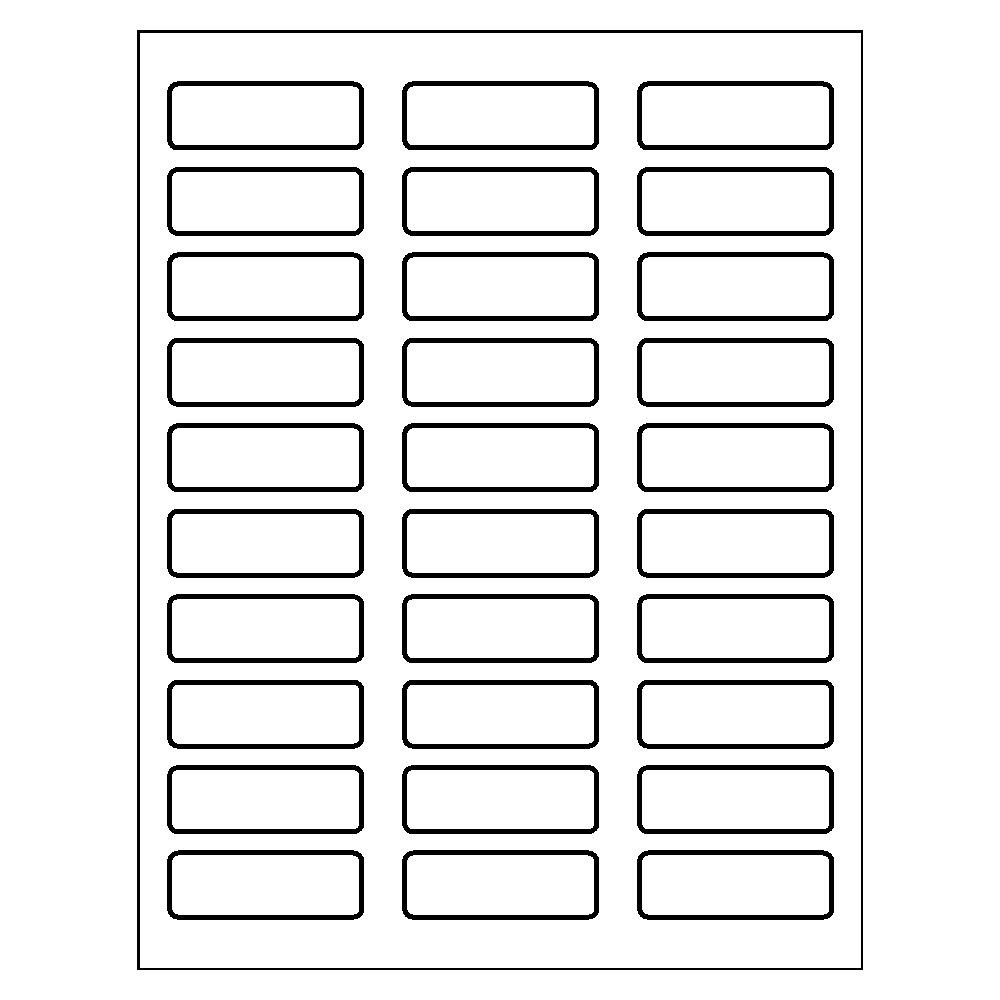 Template for avery 6870 print to the edge address labels 3 4 x 2 1 4