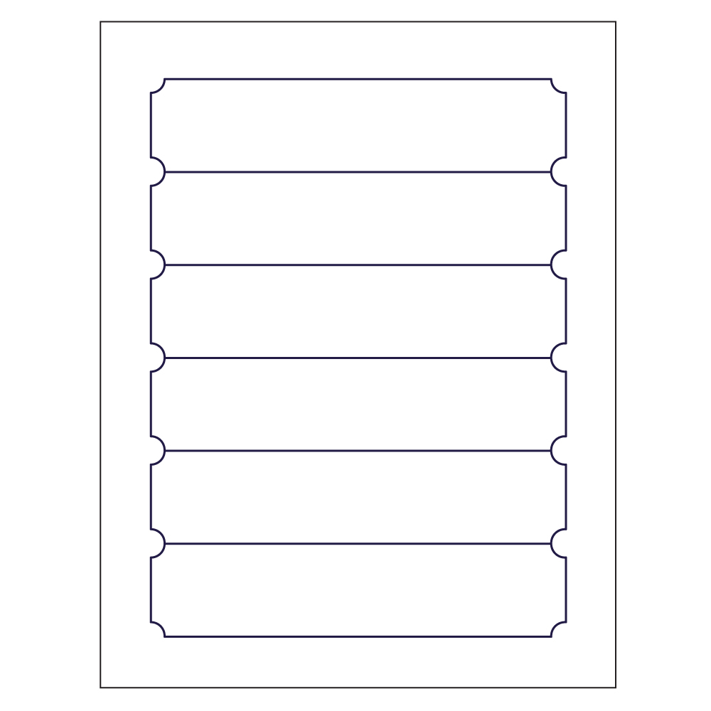 Template for Avery 72434 WeatherProof Classic Shape Labels | Avery.com