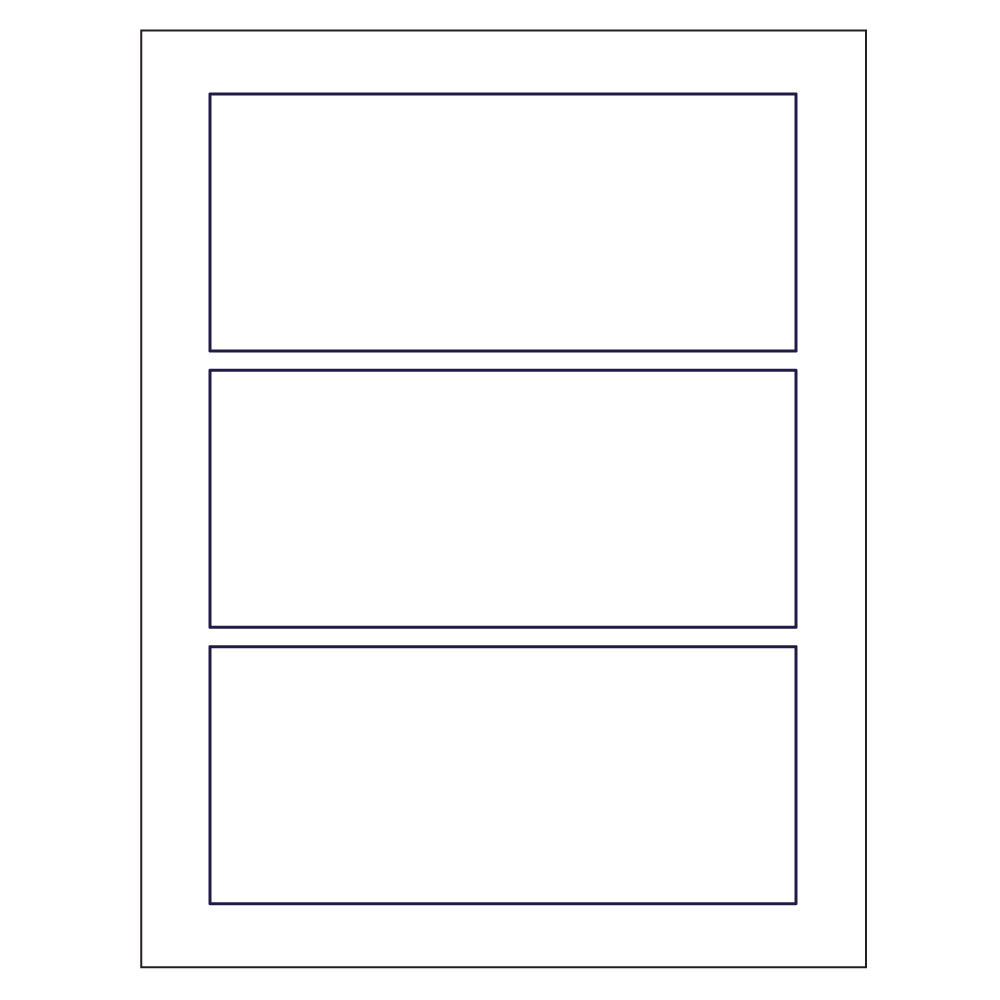 Template for Avery 72440 Textured Rectangle Labels 3-3/4