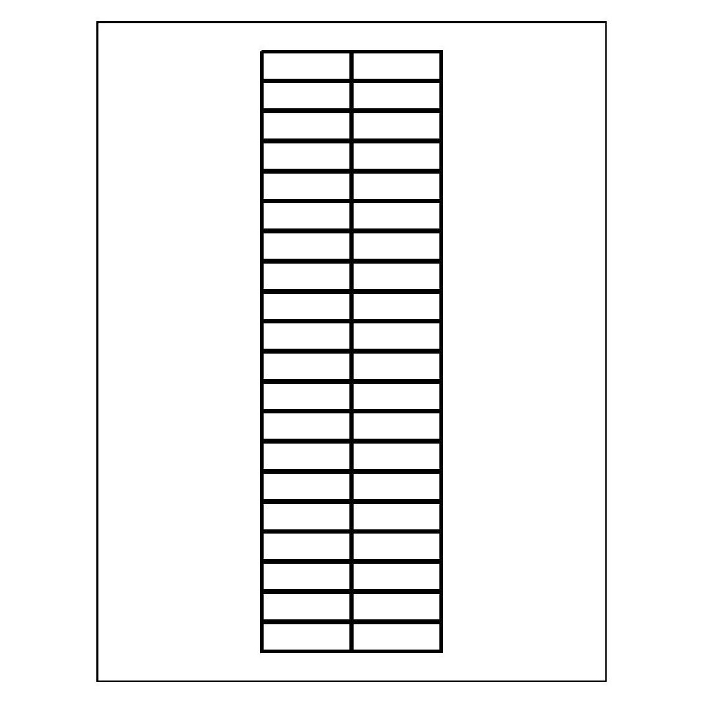 Template for Avery 81311 Big Tab Inserts for Dividers, 8Tab