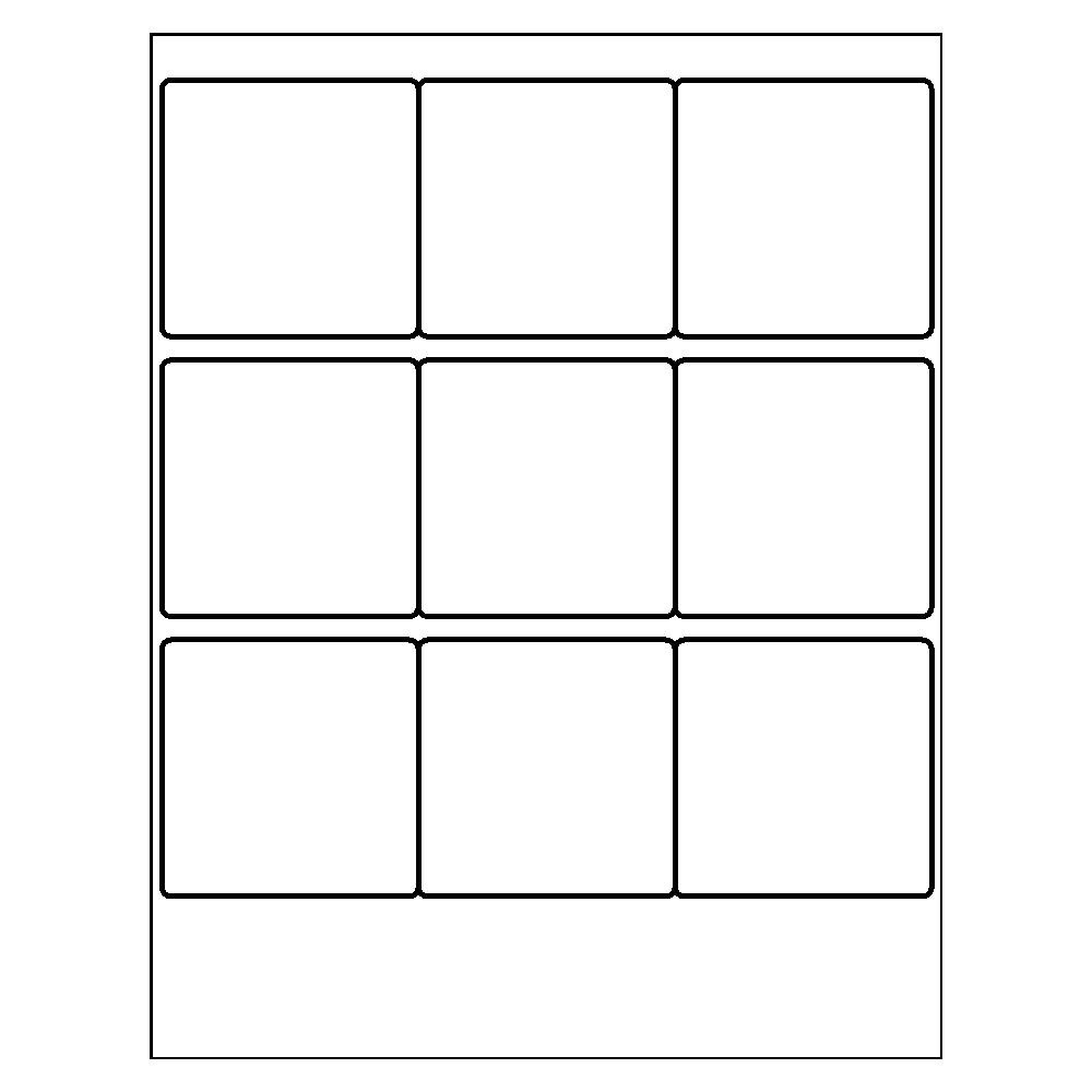 Template for Avery 8196 31/2" Diskette Labels