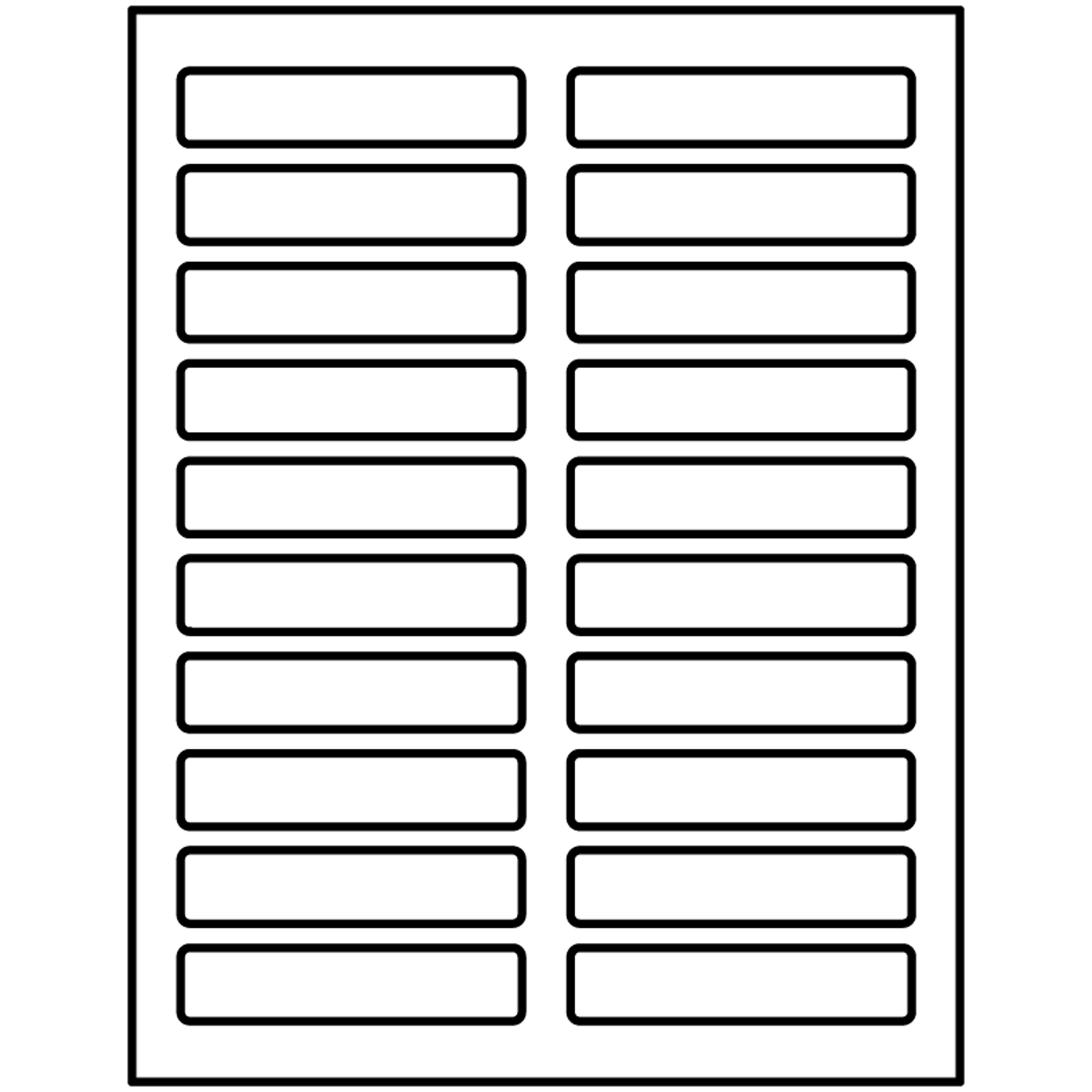 Template for avery presta 94217 rectangle labels 3 4 x 3 1 2 avery
