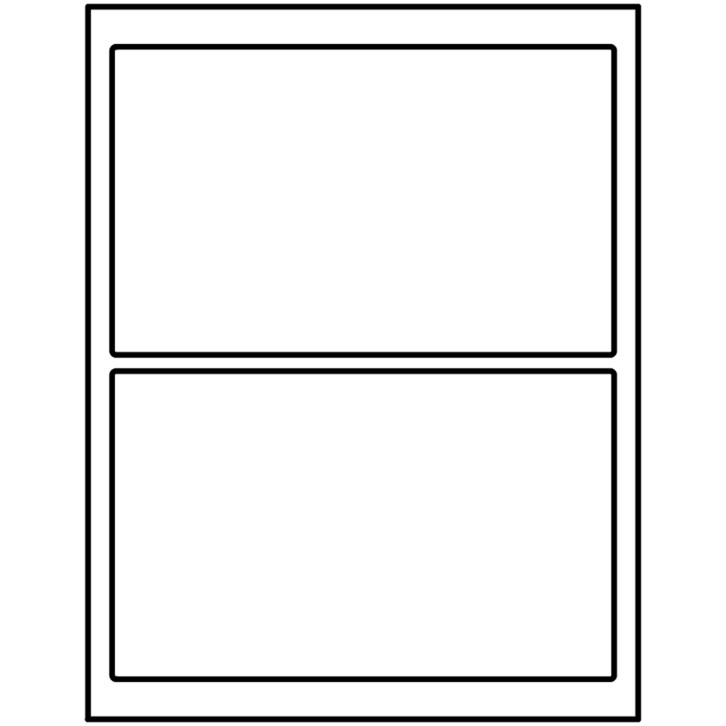 Template for avery presta 94255 rectangle labels 4 3 4 x 7 3 4