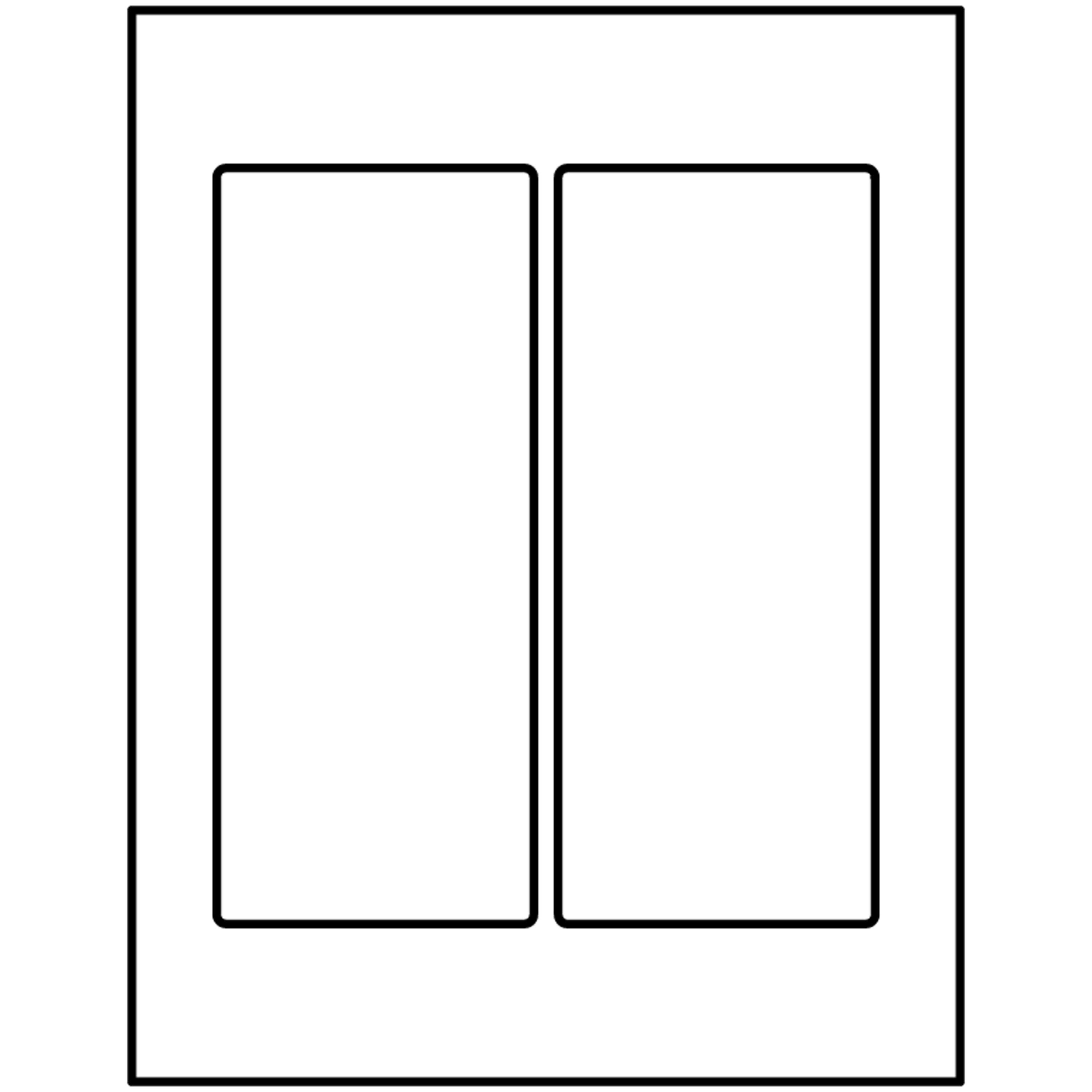 Template for Avery Presta® 94260 Rectangle Labels 7-3/4