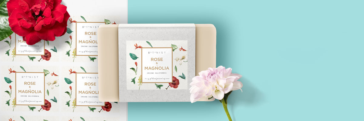 Beautify Your Bars - Easily create beautiful soap labels using our free customizable templates.