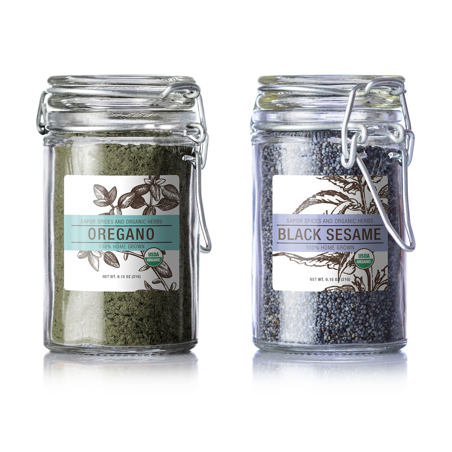 Custom spice jar labels seasoning labels